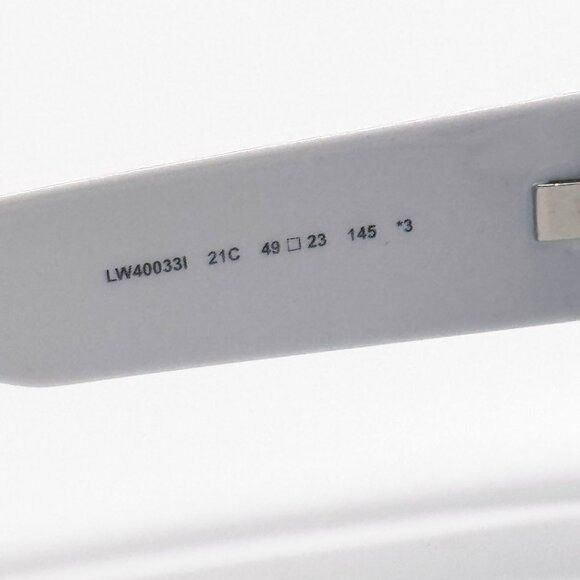 Loewe NEW LOEWE SUNGLASSES LW40033I 21C WHITE UNISEX EYEWEAR Size ONE SIZE - 7 Thumbnail