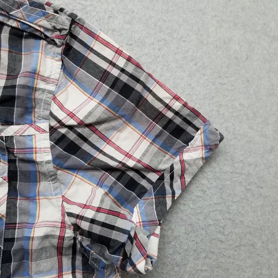 Guess Guess Shirt Mens 2XL Plaid Button Up Short Sleeve Cotton Size US XXL / EU 58 / 5 - 8 Thumbnail