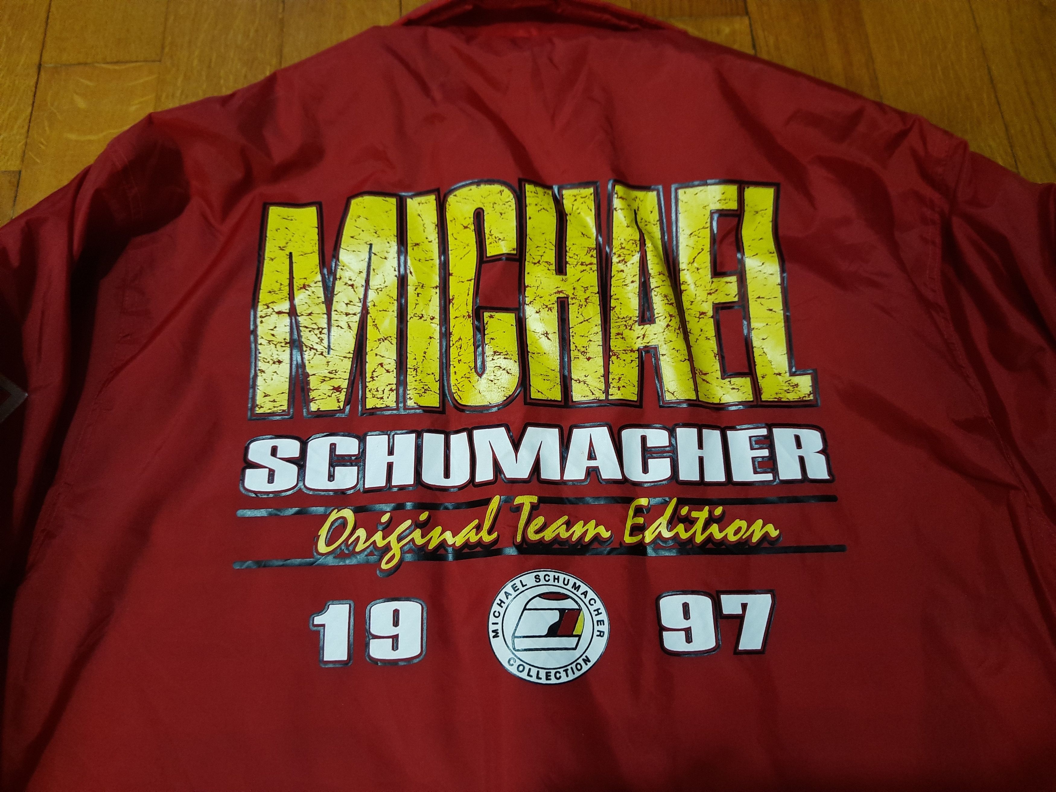 Formula 1 Michael Schumacher Back Logo Ferrari Formula One Jacket Size US L / EU 52-54 / 3 - 6 Thumbnail