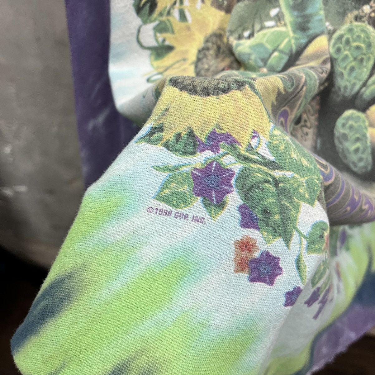 Grateful Dead × Liquid Blue Grateful Dead Terrapin Station Turtle Tee Liquid Blue 1998 Size US L / EU 52-54 / 3 - 3 Thumbnail