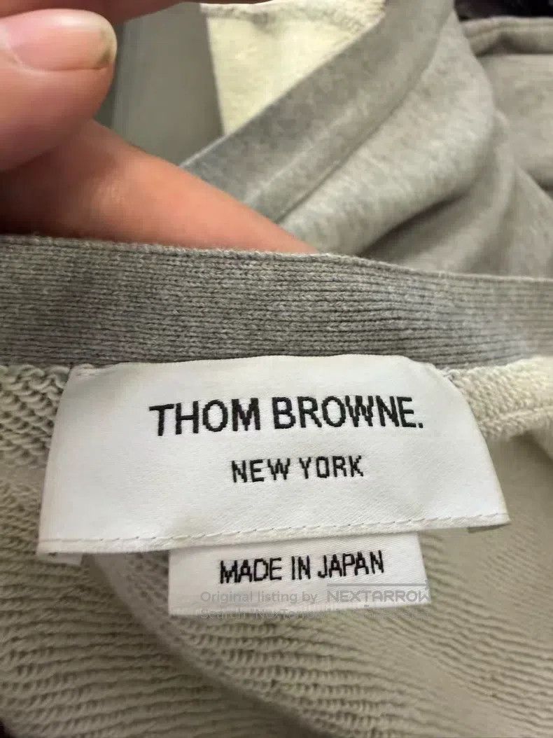 Thom Browne Thom Browne Grey Classic Four-Stripe Knit Open-Cardigan Ja Size US L / EU 52-54 / 3 - 3 Thumbnail