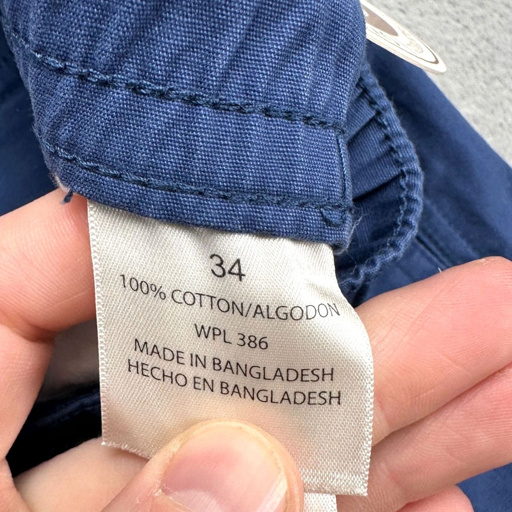 Vintage The Weekend Shorts Cargo Shorts Mens 34 Blue Flat Front Drawstring Relaxed NEW Size US 34 / EU 50 - 3 Thumbnail