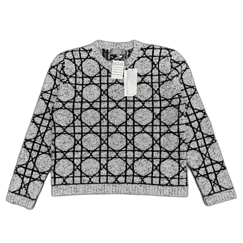 Dior DIOR 24FW Diamond Pattern Sweater XL-yf Size US XL / EU 56 / 4 - 1 Thumbnail