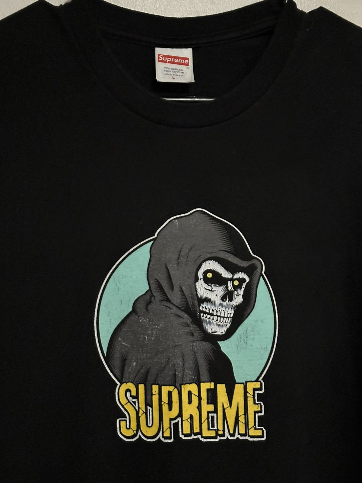 Supreme Supreme Reaper Tee Size US L / EU 52-54 / 3 - 2 Thumbnail