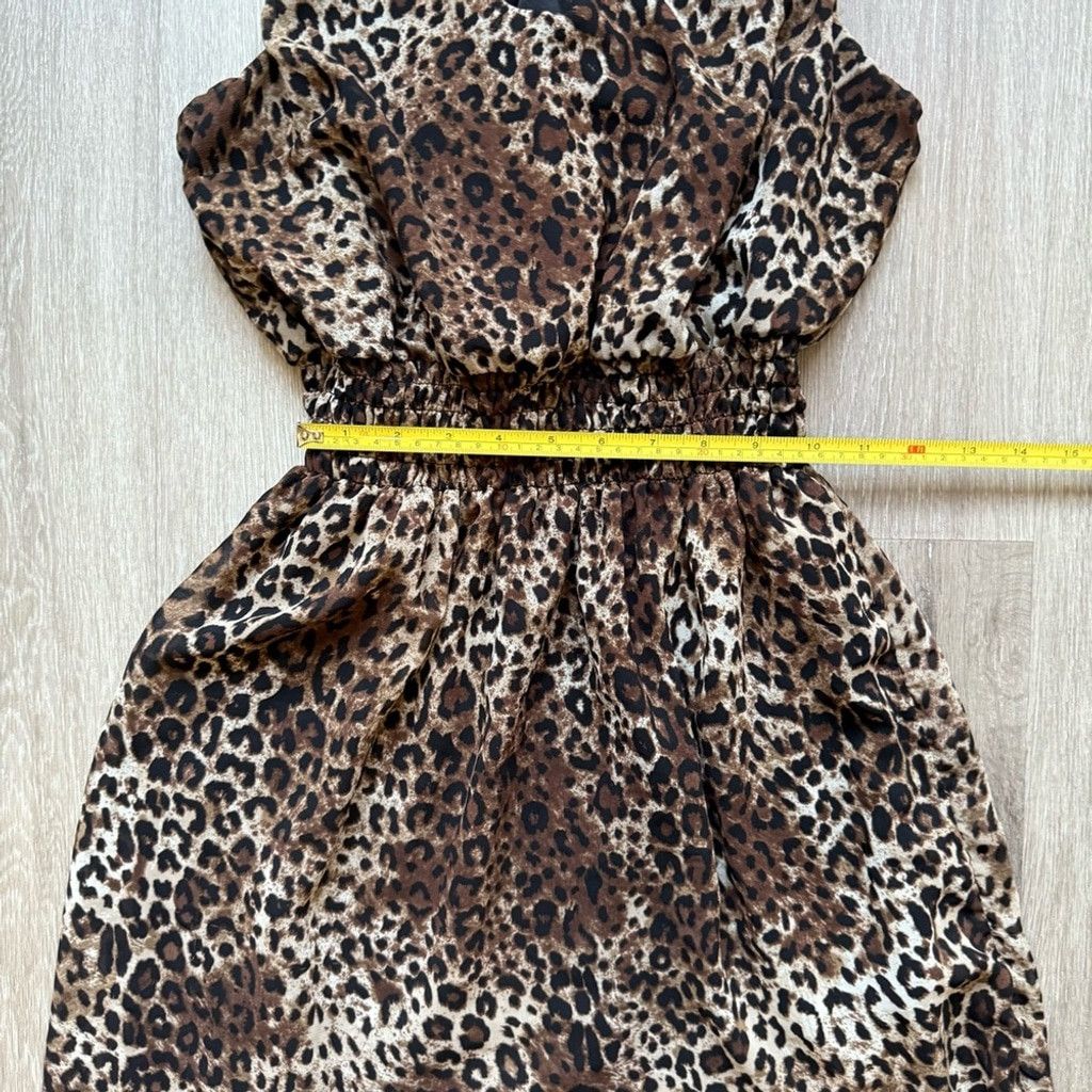 Other Dynamite Leopard Print Mini Dress Size M / US 6-8 / IT 42-44 - 6 Thumbnail