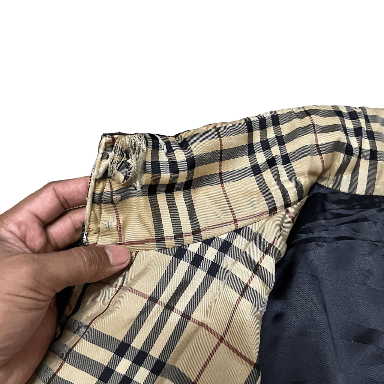 Burberry Vintage Burberry London Nova Check Quilted Jacket Distressed Size US L / EU 52-54 / 3 - 9 Thumbnail