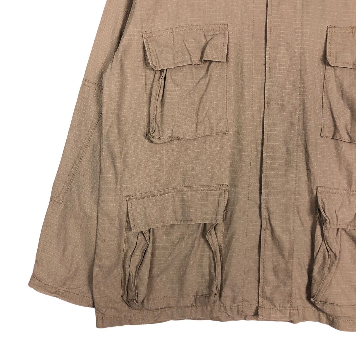 Japanese Brand 🔥Vintage HBT Inspector Cargo Jacket Multi Pocket Army Size US M / EU 48-50 / 2 - 4 Thumbnail
