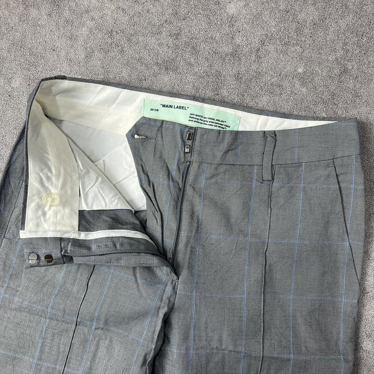 Off-White × Virgil Abloh Off white tartan pants Size 40" / US 18 - 5 Thumbnail