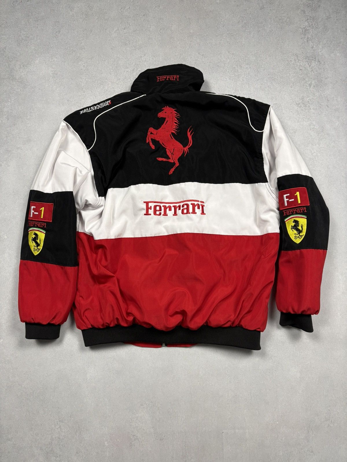 Ferrari Vintage Ferrari F1 Racing Jacket Puma Shell UPS Bridgestone Size US M / EU 48-50 / 2 - 2 Thumbnail