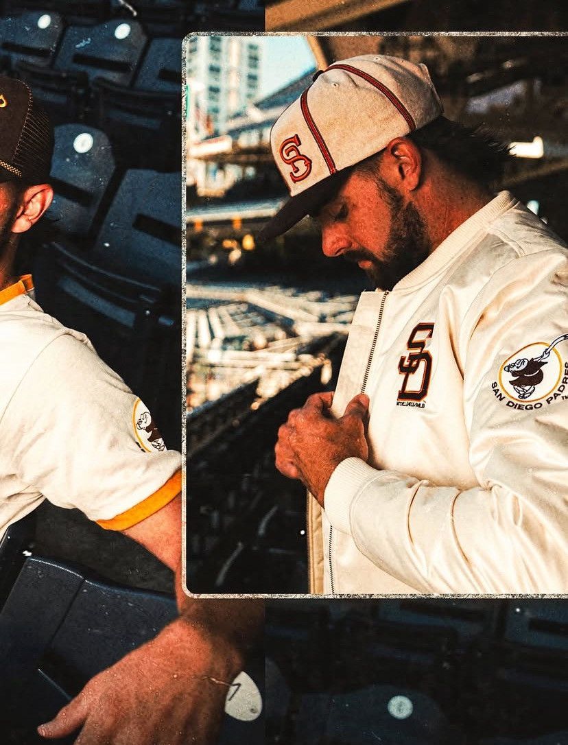 Mitchell & Ness Seager x San Diego Padres Win the West men 2XL satin jacket Size US XXL / EU 58 / 5 - 9 Thumbnail
