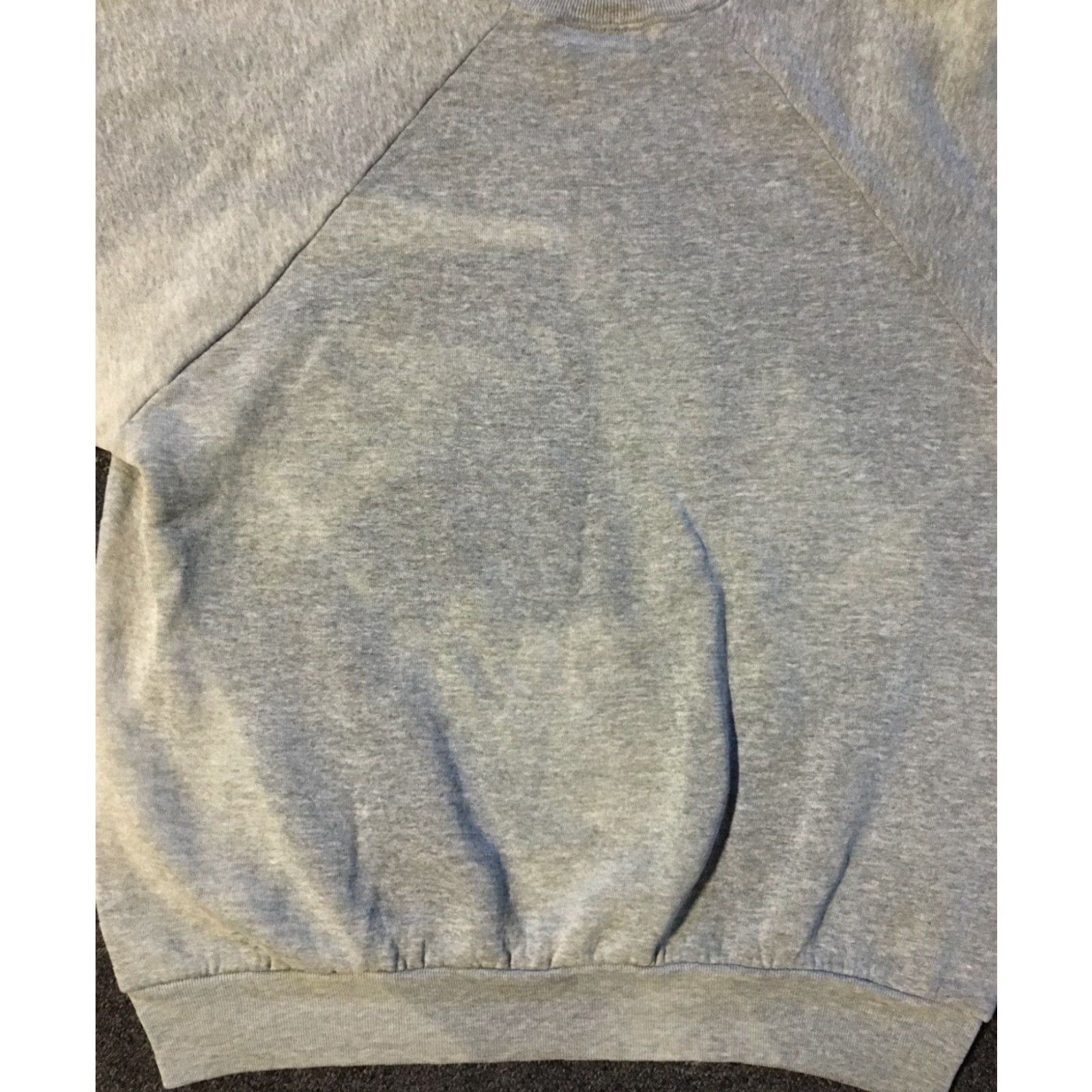 Fruit Of The Loom VINTAGE Fruit of the Loom Hoodie Mens S Gray 90s Grunge Punk Skate Surf Biker USA Distressed Faded Sweatshirt Size US S / EU 44-46 / 1 - 7 Thumbnail