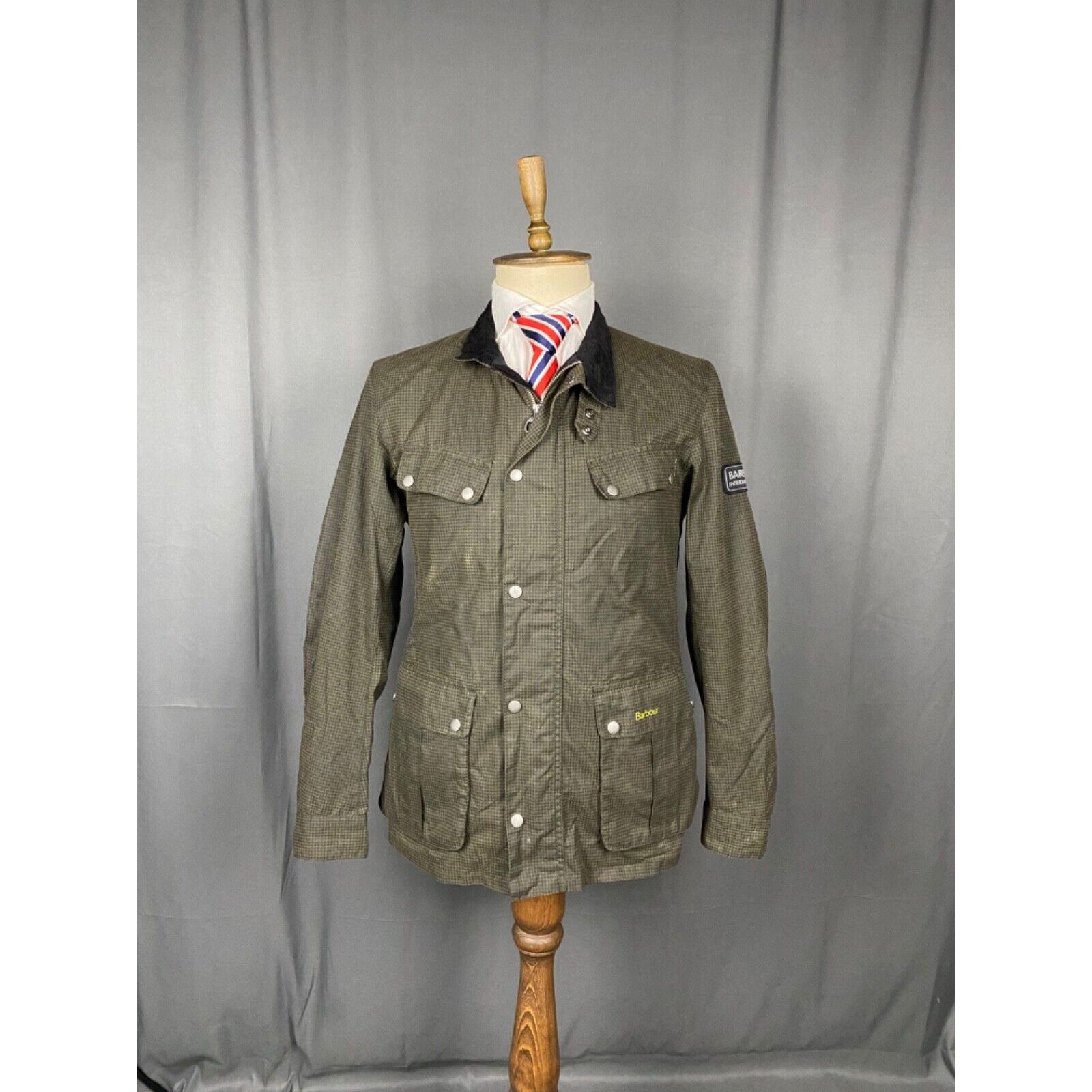 Barbour Barbour Enfield International Men's Green Waxed Jacket Size Size US M / EU 48-50 / 2 - 3 Thumbnail