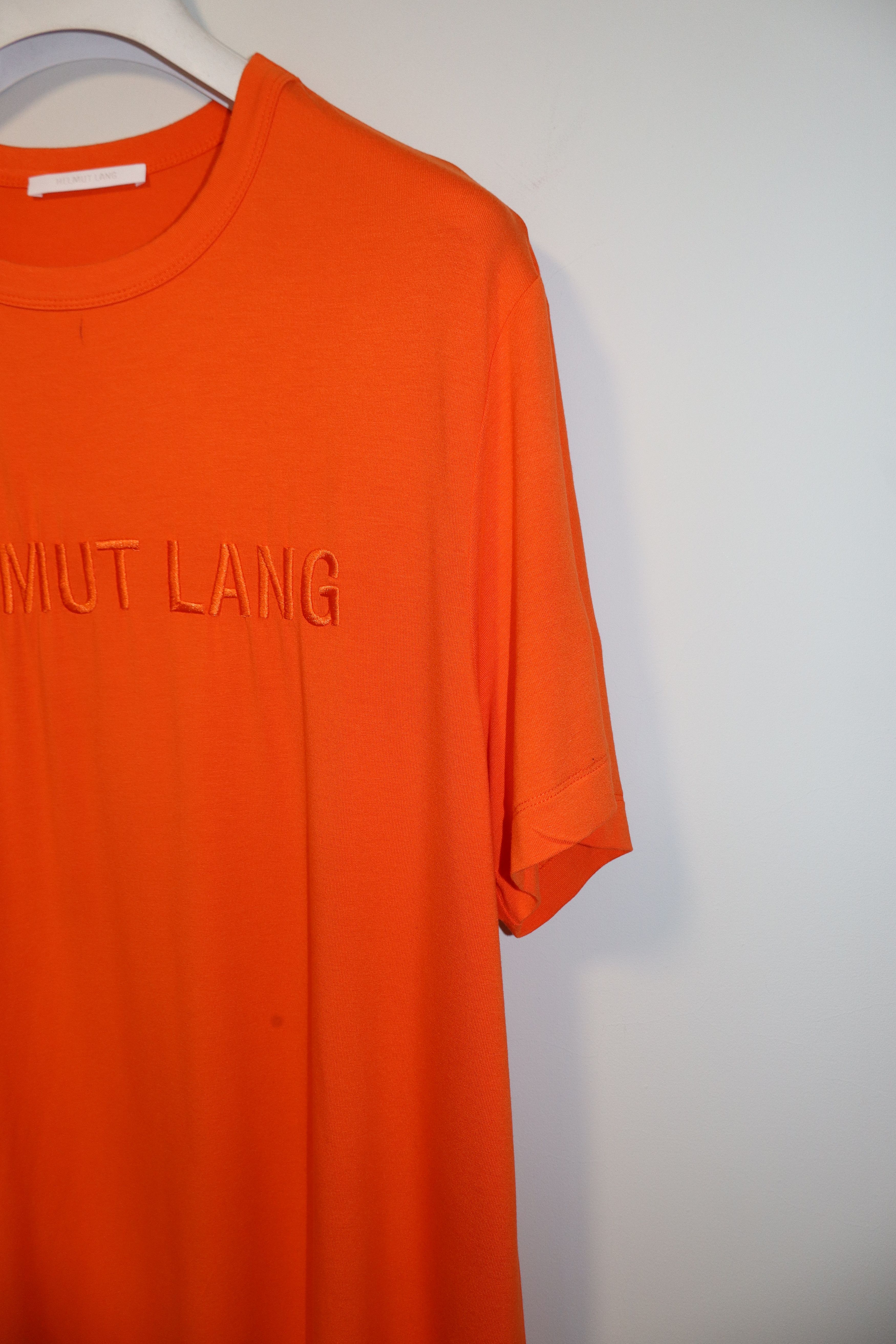 Helmut Lang Embroidered logo t-shirt Size US M / EU 48-50 / 2 - 1 Thumbnail