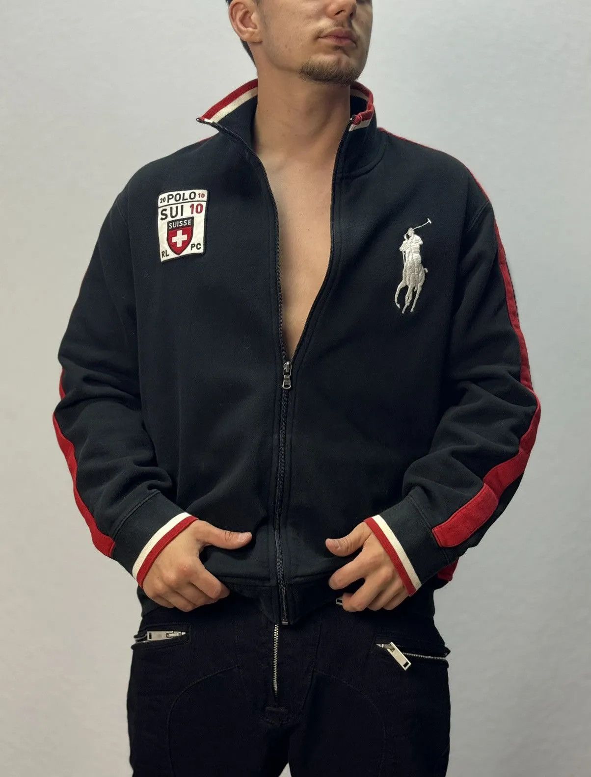 Polo Ralph Lauren Vintage Polo Ralph Lauren Suisse Sui Tracksuit Jacket Y2k Size US XL / EU 56 / 4 - 3 Thumbnail