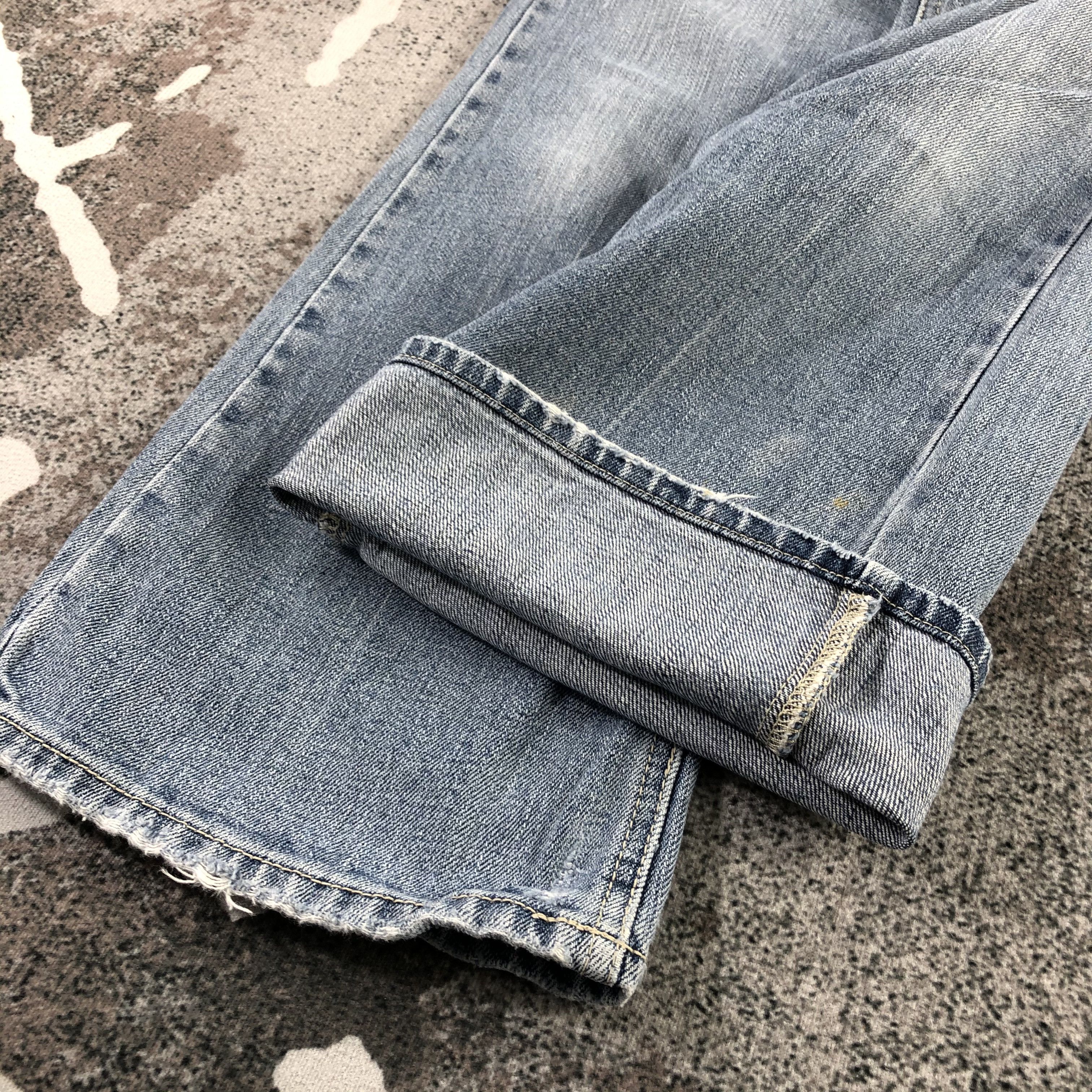 Gap GAP Bush Pants Medium Wash Flare Denim KJ1321 Size US 30 / EU 46 - 6 Thumbnail