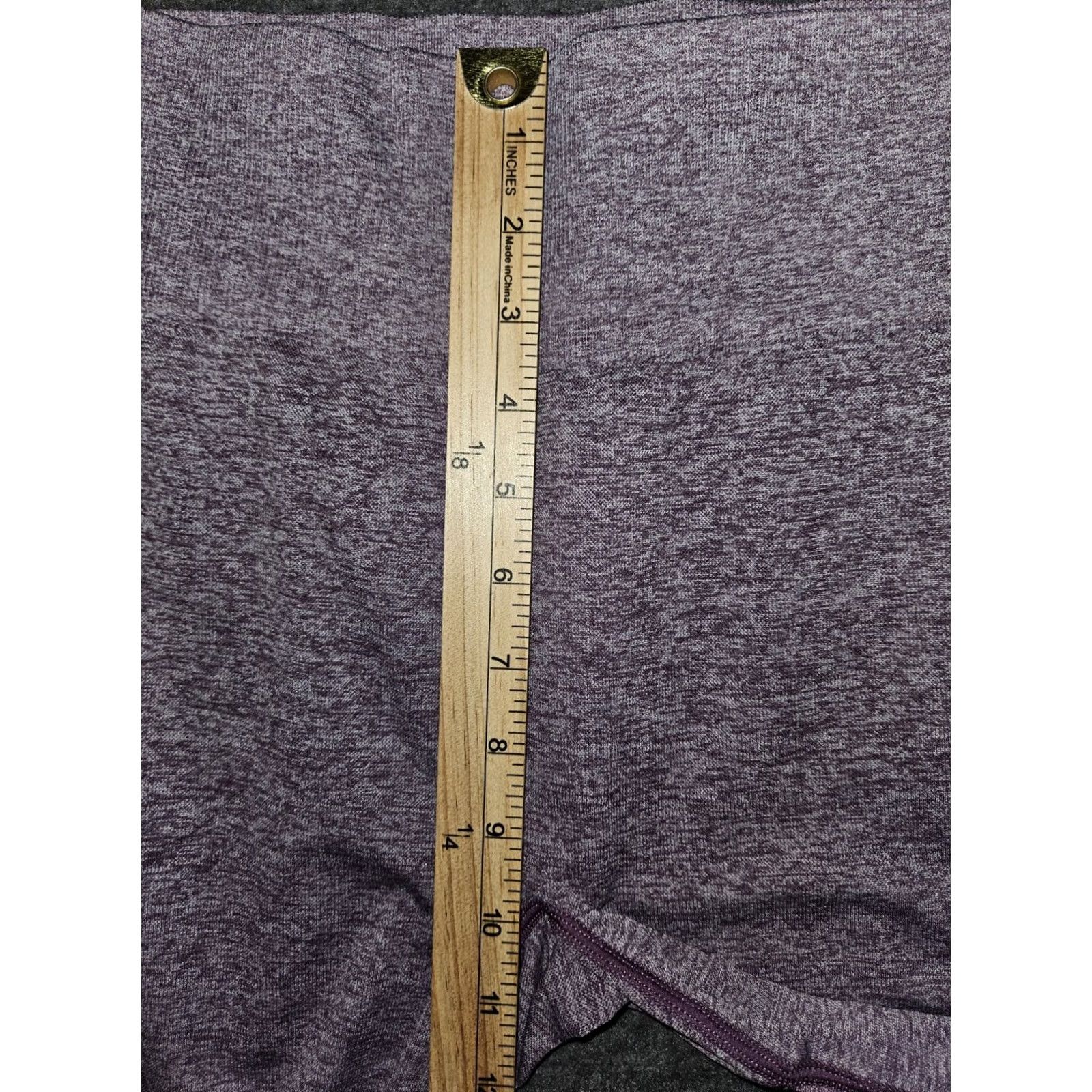 Victoria's Secret Victoria'S Secret Cropped Womens M Purple Pink Seamless Leggings Plum Stretch Casual Active Yoga Size 32" / US 10 / IT 46 - 4 Thumbnail