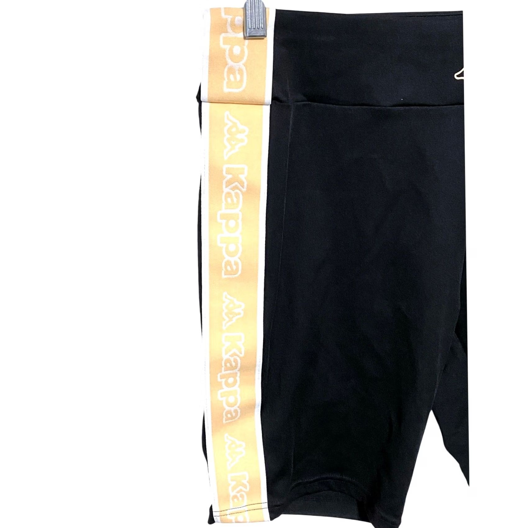 Kappa Kappa Biker Shorts Womens XL Contrast Spell Out Logo Athleisure Sporty Gym Y2K Size 40" / US 18 - 2 Thumbnail
