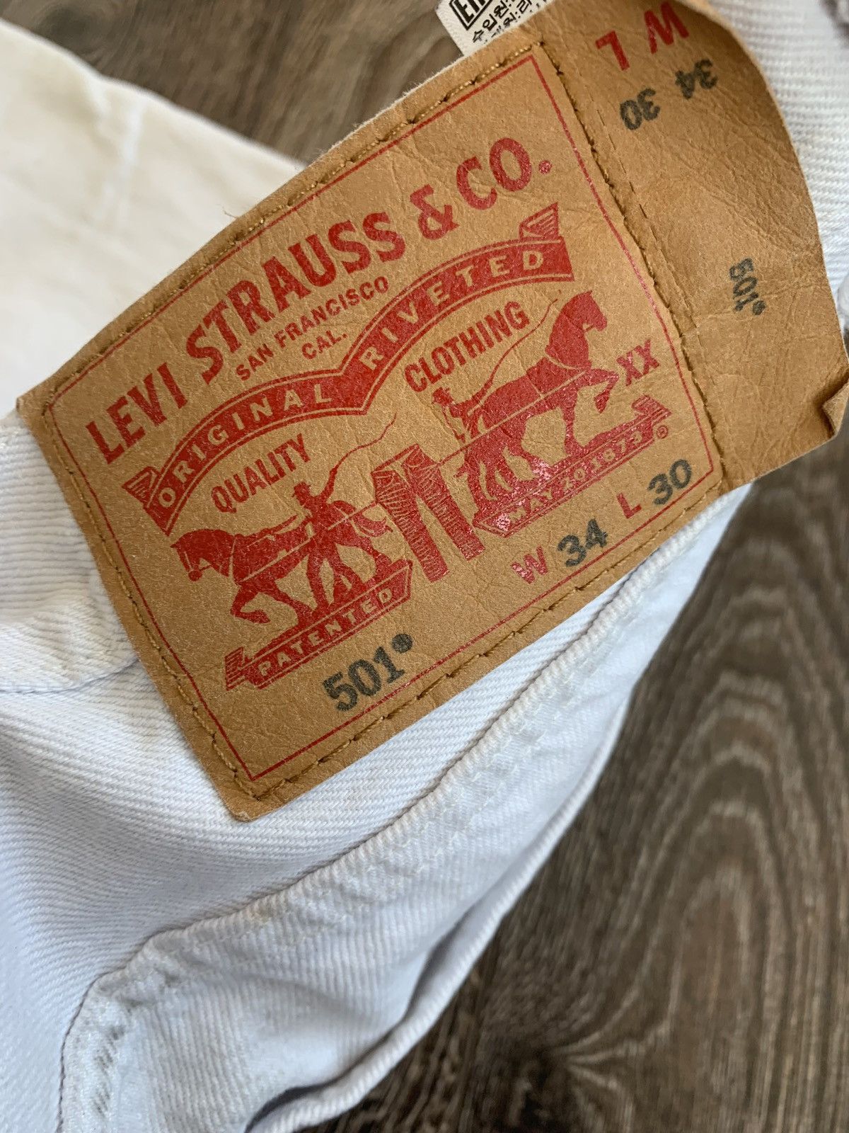 Levi's Levi Strauss 501 Denim Size US 34 / EU 50 - 3 Thumbnail
