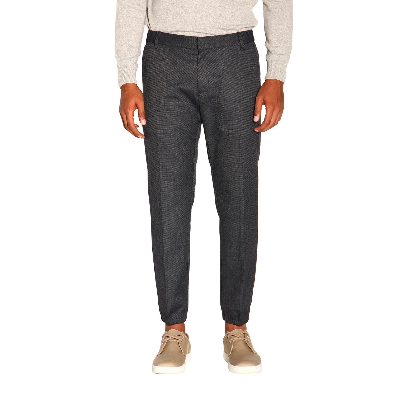 Emporio Armani Emporio Armani 밴딩디데일 Trousers Size US 32 / EU 48 - 6 Thumbnail