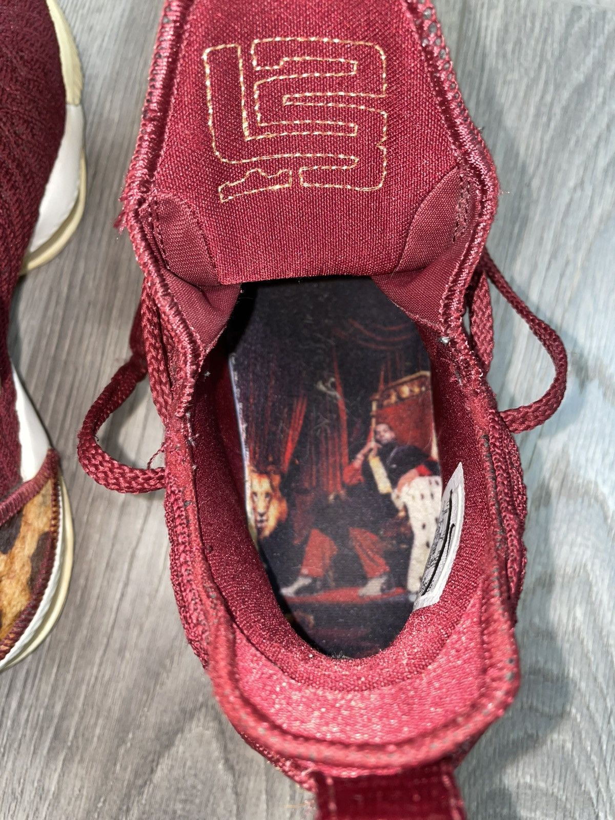 Nike Nike lebron 16 king red burgundy and leopard size 8 Size US 8 / EU 41 - 9 Thumbnail