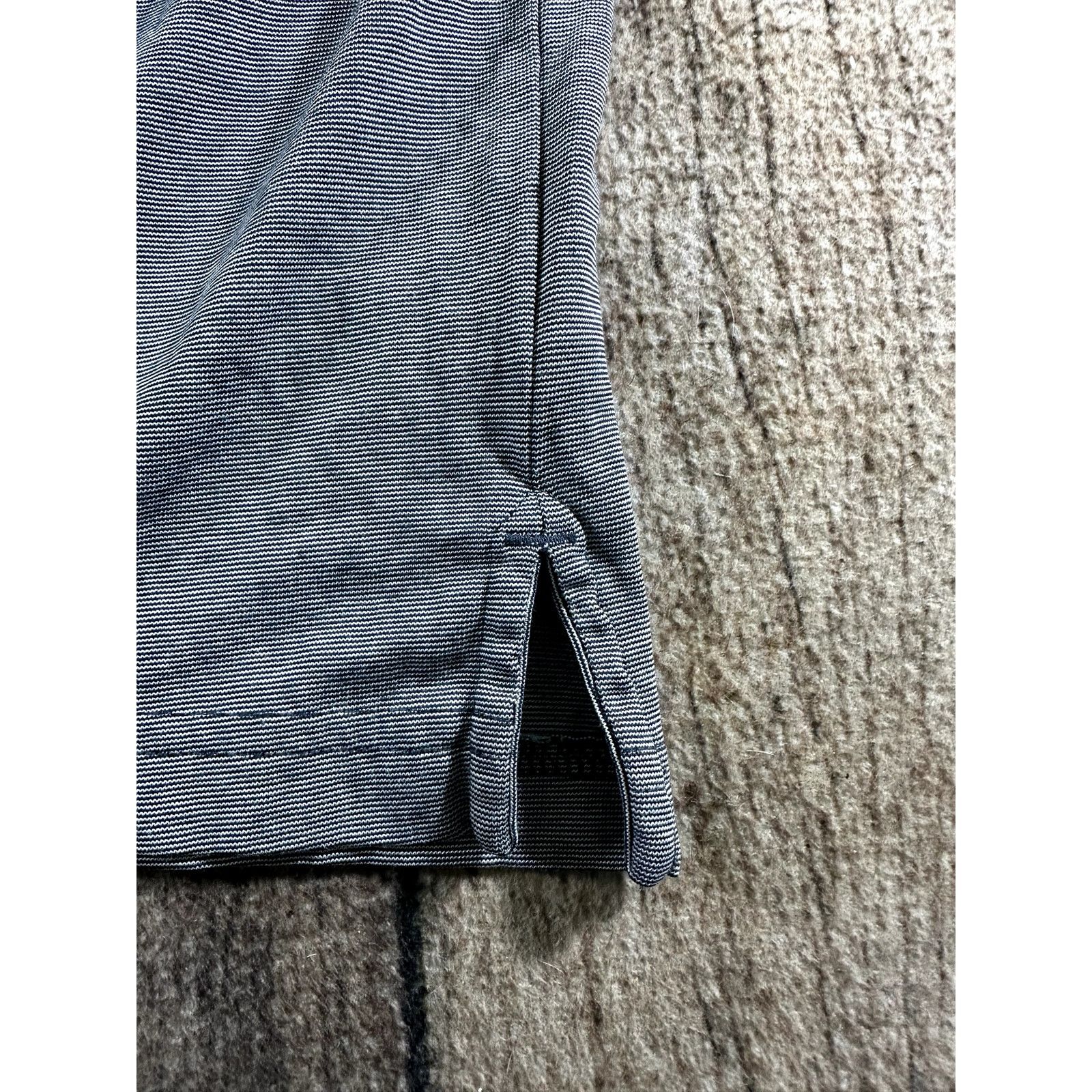 TravisMathew Travis Mathew Blocked Striped Polo Shirt Mens Lg Blue Gray Size US L / EU 52-54 / 3 - 6 Thumbnail