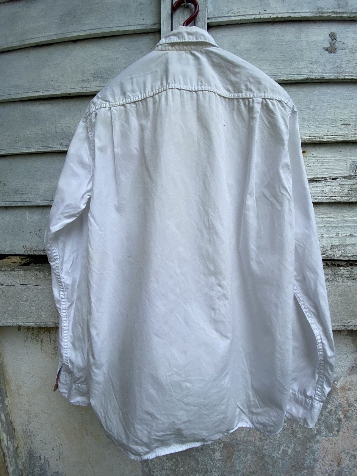 Comme des Garcons × Comme des Garcons Homme Plus × Rei Kawakubo Comme Des Garcon AD 2010 Plain White Long Sleeve Size US M / EU 48-50 / 2 - 4 Thumbnail