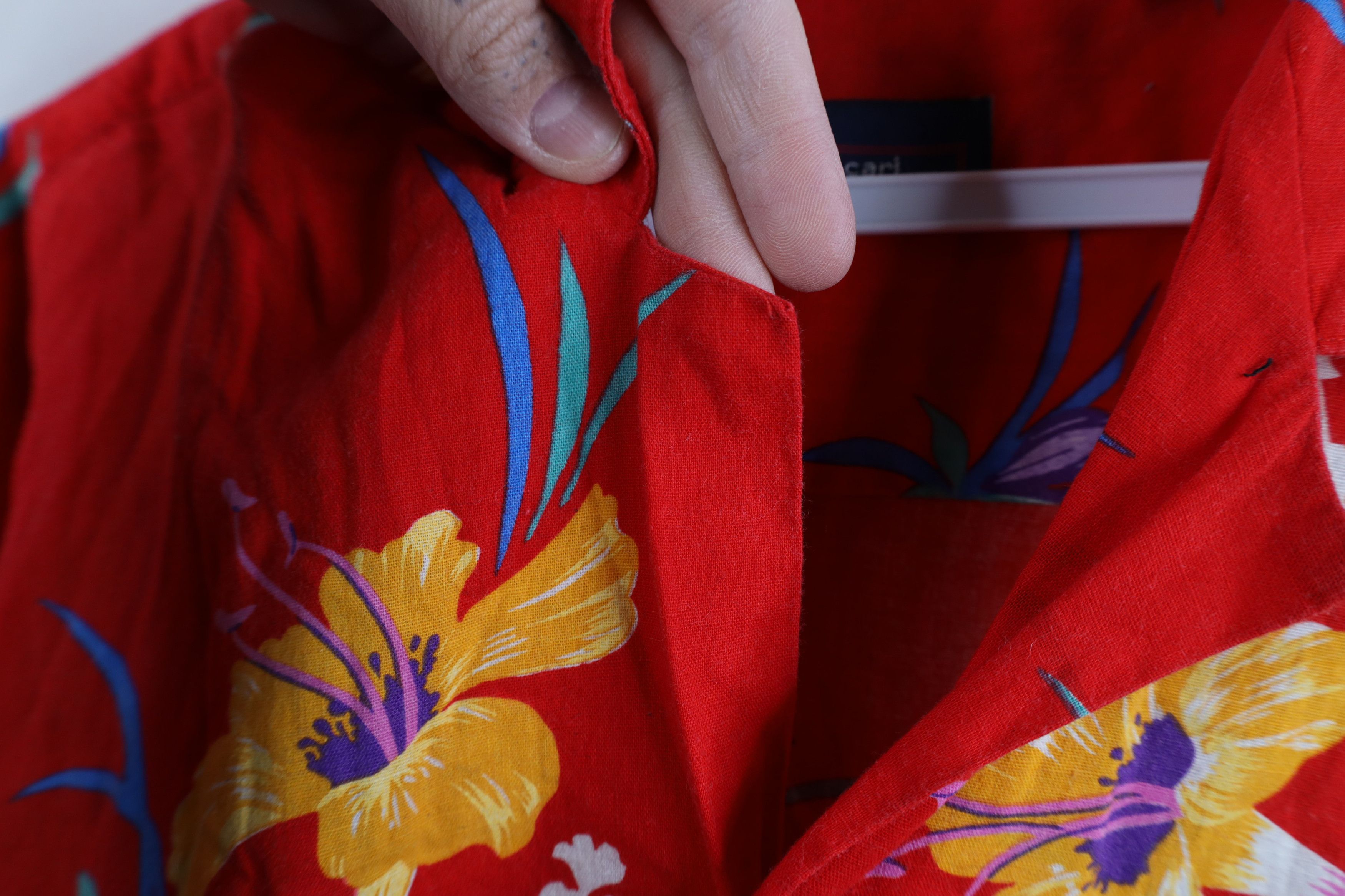 Vintage Vintage 70s Streetwear Flower Hawaiian Button Shirt USA Size US M / EU 48-50 / 2 - 8 Thumbnail