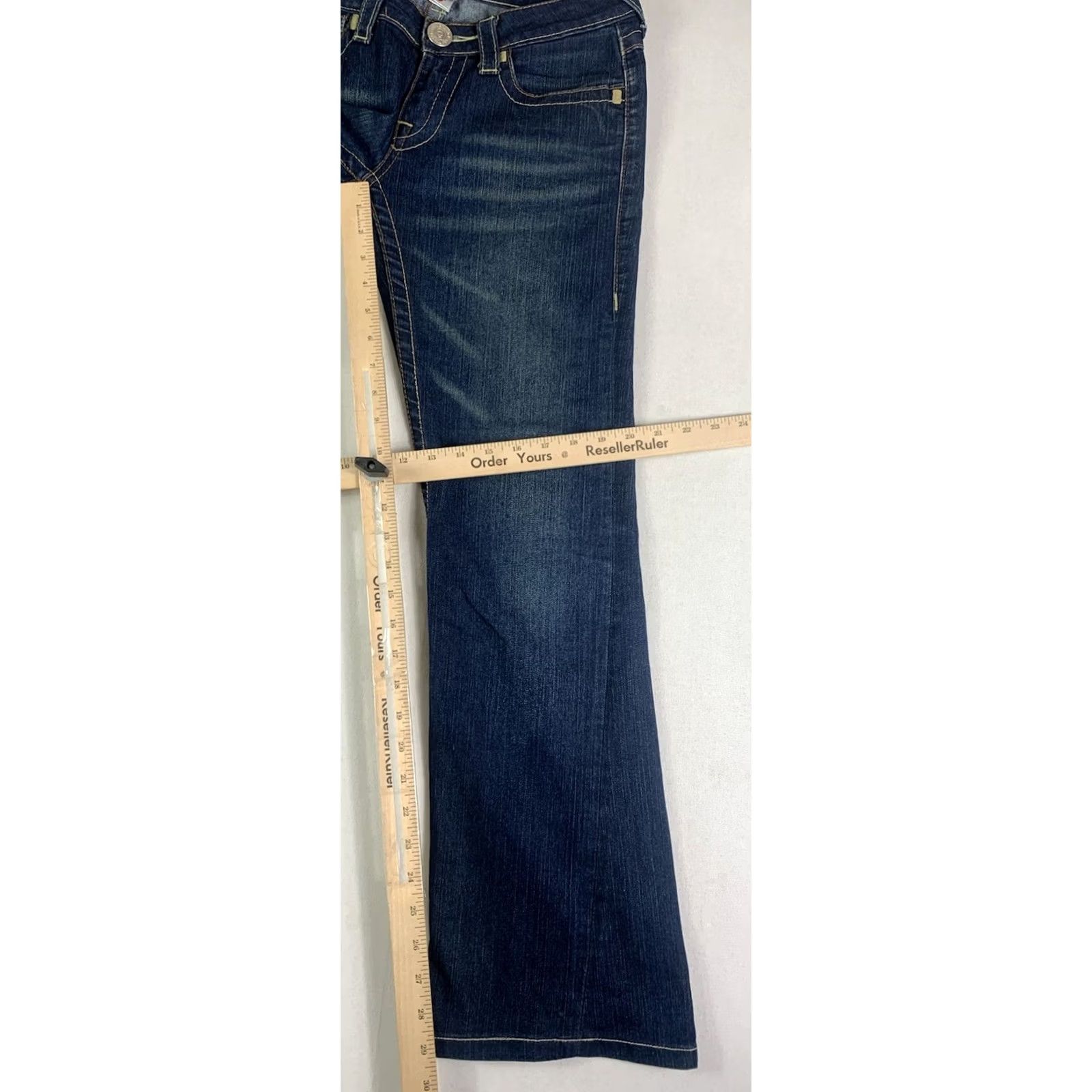 True Religion VINTAGE False? True Religion Becky Jeans 26 Blue Womens Jeans Flared 30x30 Size 26" / US 2 / IT 38 - 4 Thumbnail