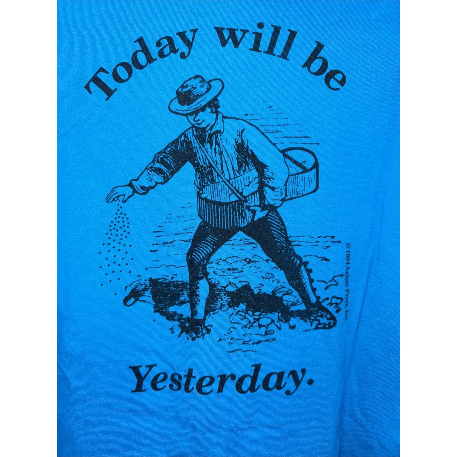 Hanes 1994 Hanes T Vintage Single Stitch XL Random Saying Quirky Size US XL / EU 56 / 4 - 9 Thumbnail