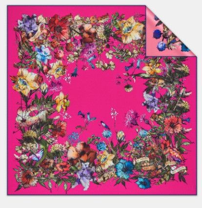 Dior o1w1db11024 Size: OS / D-Millefiori Square Scarf Size ONE SIZE - 2 Thumbnail