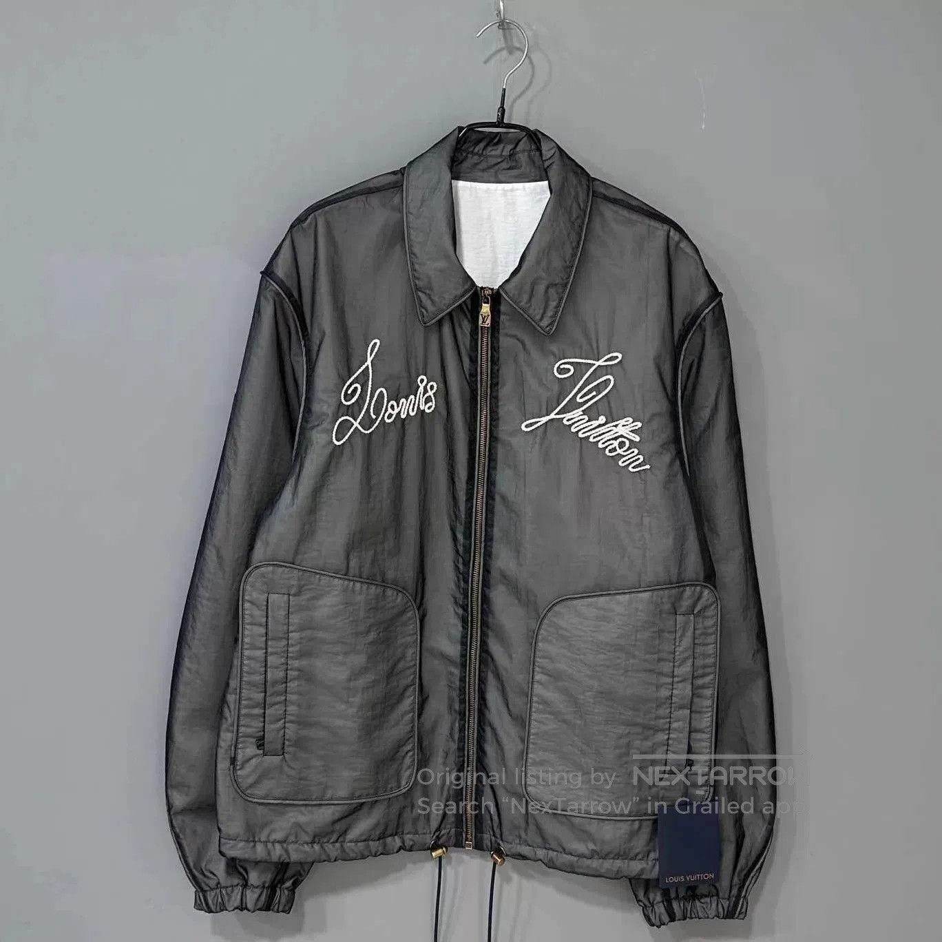 Louis Vuitton Black Embroidered Zip. Size US M / EU 48-50 / 2 - 1 Thumbnail
