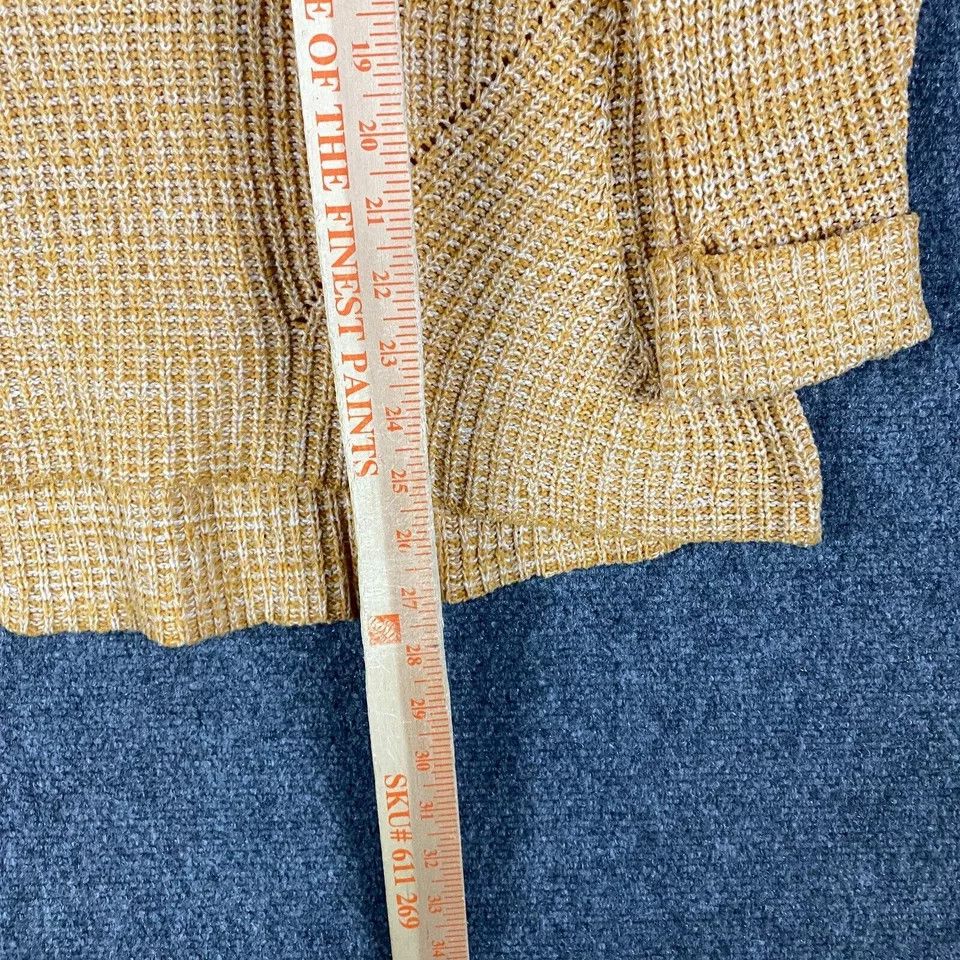 Style & Co Style & Co Sweater Women's Petite Large Knit Yellow PL Size L / US 10 / IT 46 - 5 Thumbnail