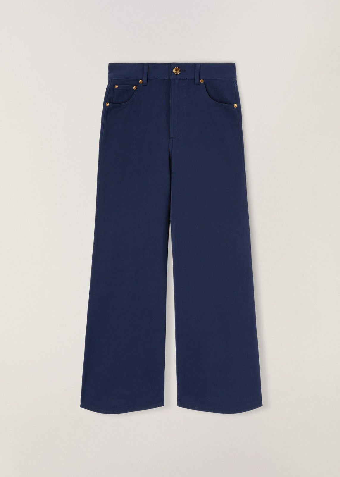 image of Loro Piana O1Srvl11E0424 Trouser In Navy Blue, Women's (Size 26)