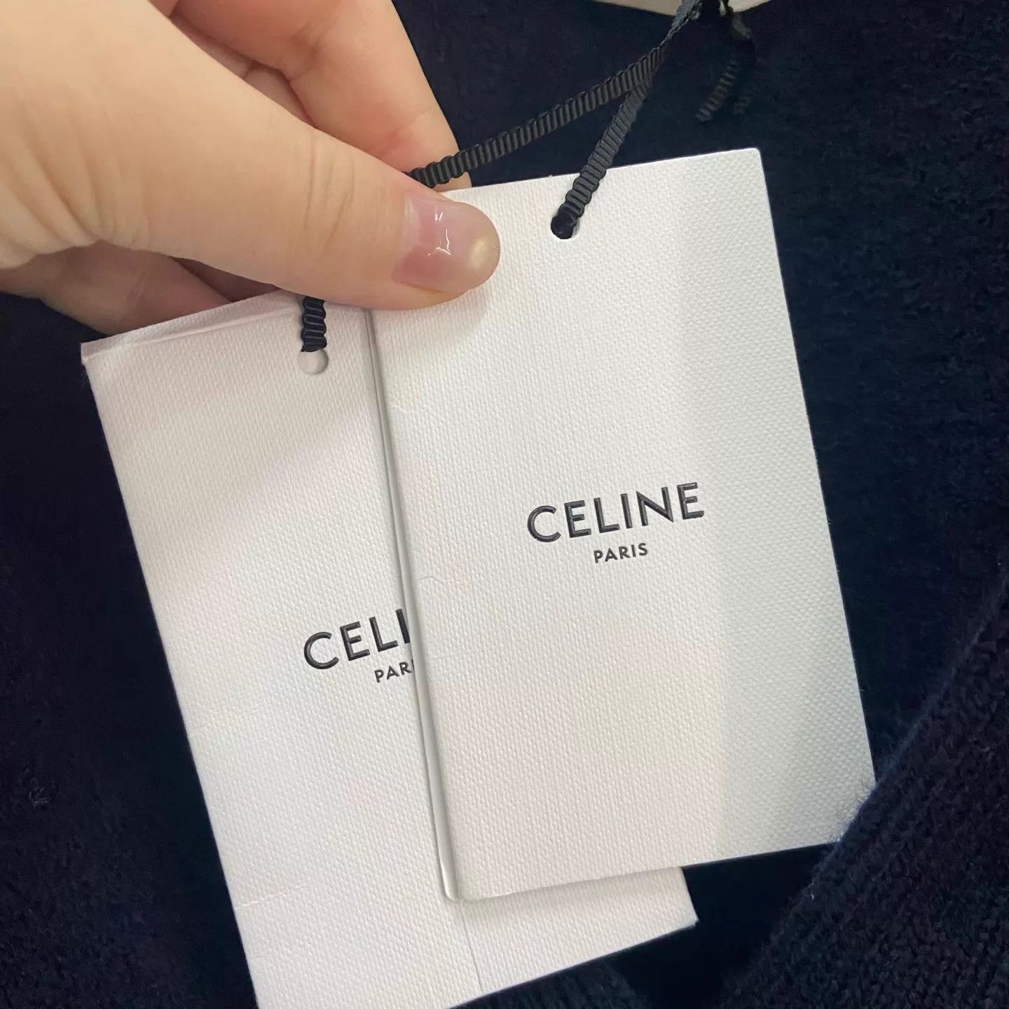 Celine Celine V-neck color block pocket knit sweater M NWT Size M / US 6-8 / IT 42-44 - 5 Thumbnail