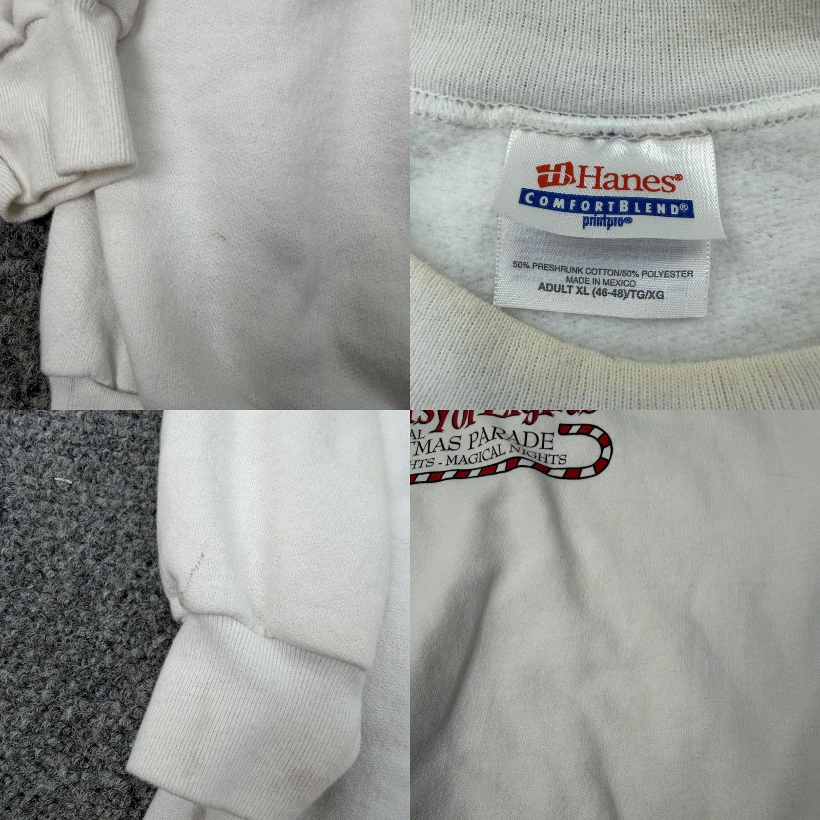 Hanes VINTAGE Schwan's Fantasy of Lights Sweatshirt Mens XL Christmas Parade Crewneck 90s Size US XL / EU 56 / 4 - 8 Thumbnail
