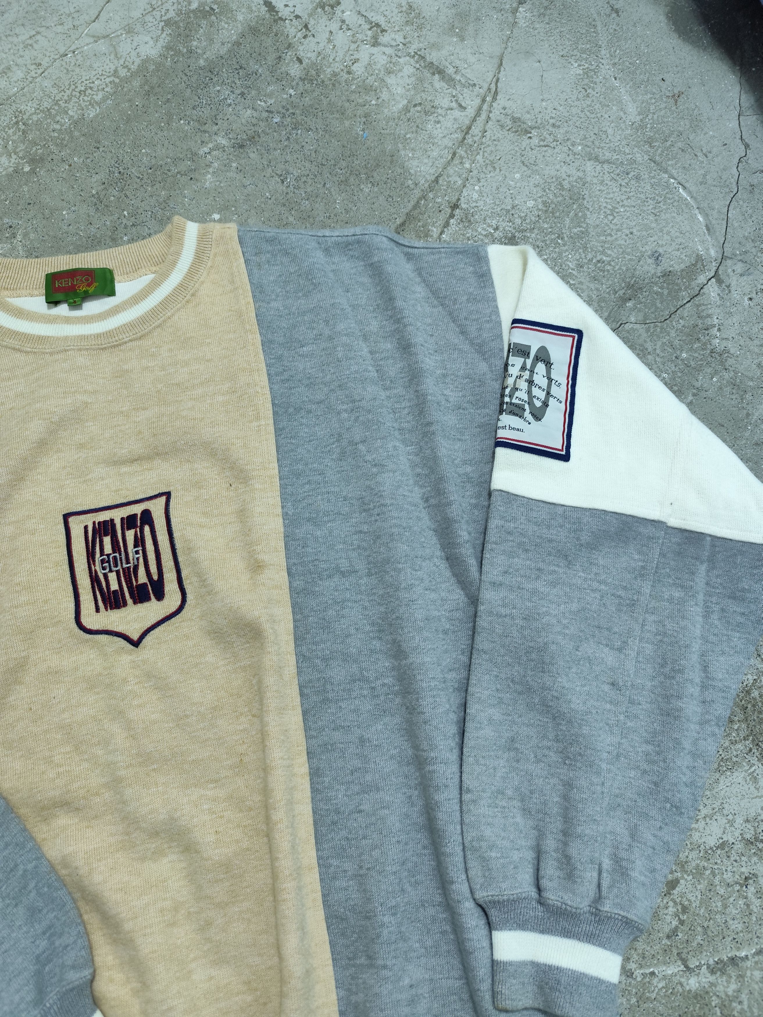 Kenzo Vintage 90s kenzo golf baggy sweater Size US L / EU 52-54 / 3 - 3 Thumbnail