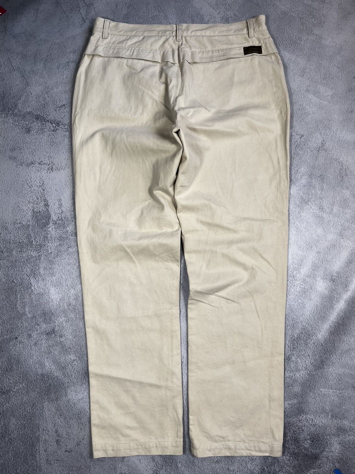 Calvin Klein × Vintage Vintage 90s Calvin Klein beige chinos pants streetwear 36 Size US 36 / EU 52 - 1 Thumbnail