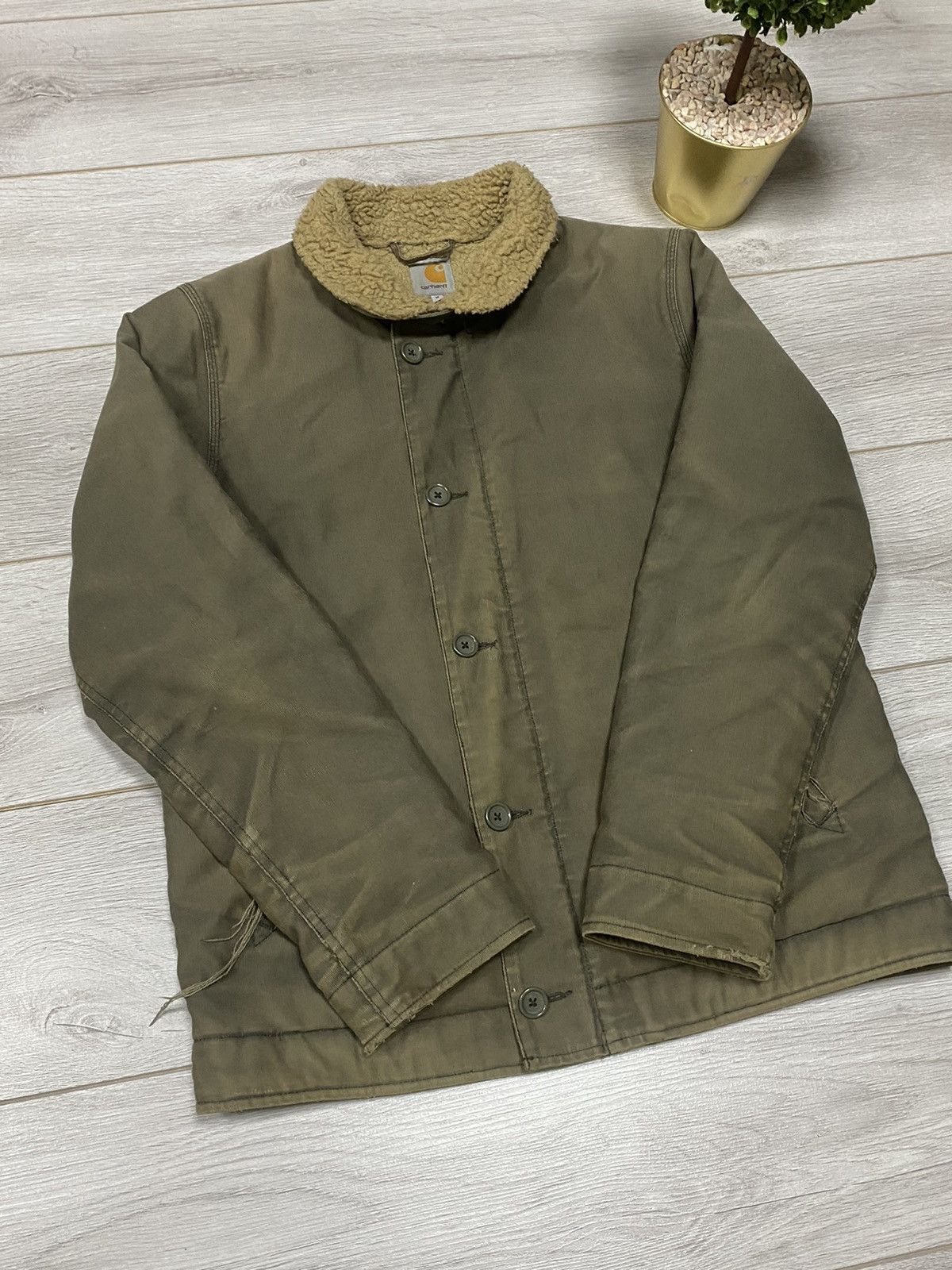 Carhartt Carhartt Sheffield distressed faded vintage jacket Size US M / EU 48-50 / 2 - 5 Thumbnail