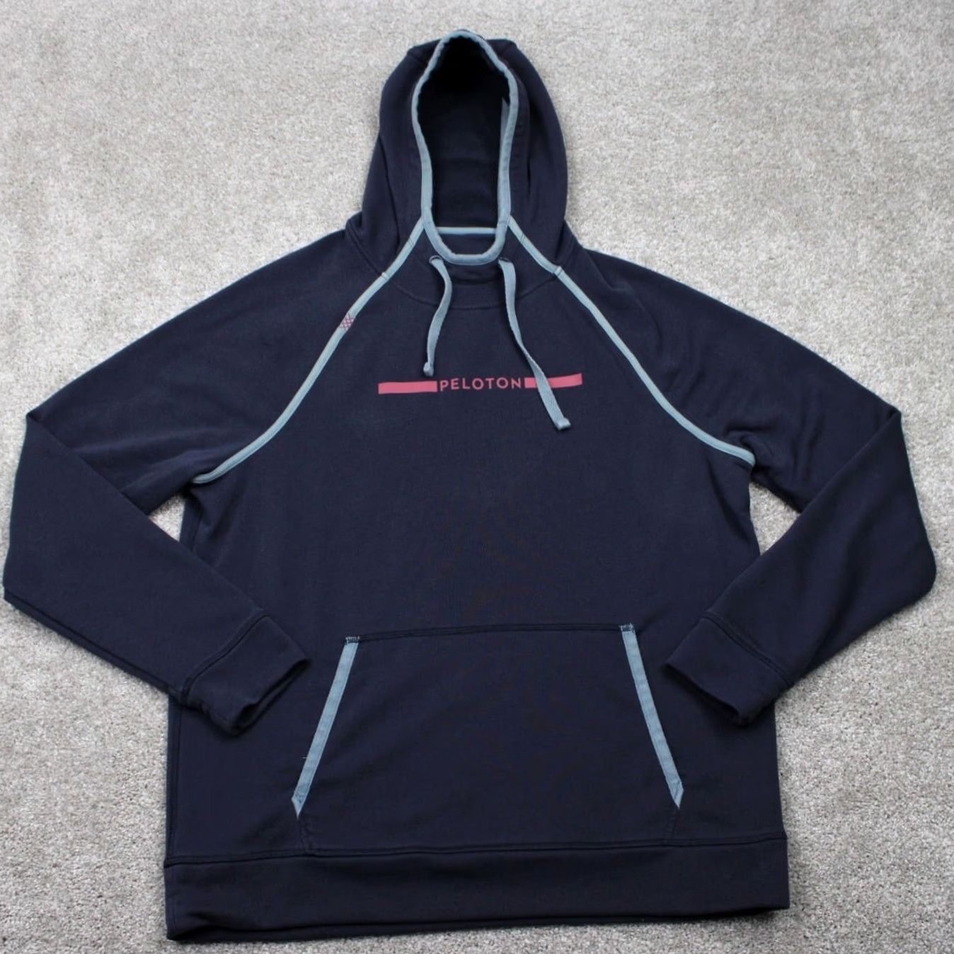 Rhone Rhone x Peloton Hoodie Men XL Blue Athleisure Biking Cycling Spin L/S Sweatshirt Size US XL / EU 56 / 4 - 2 Thumbnail