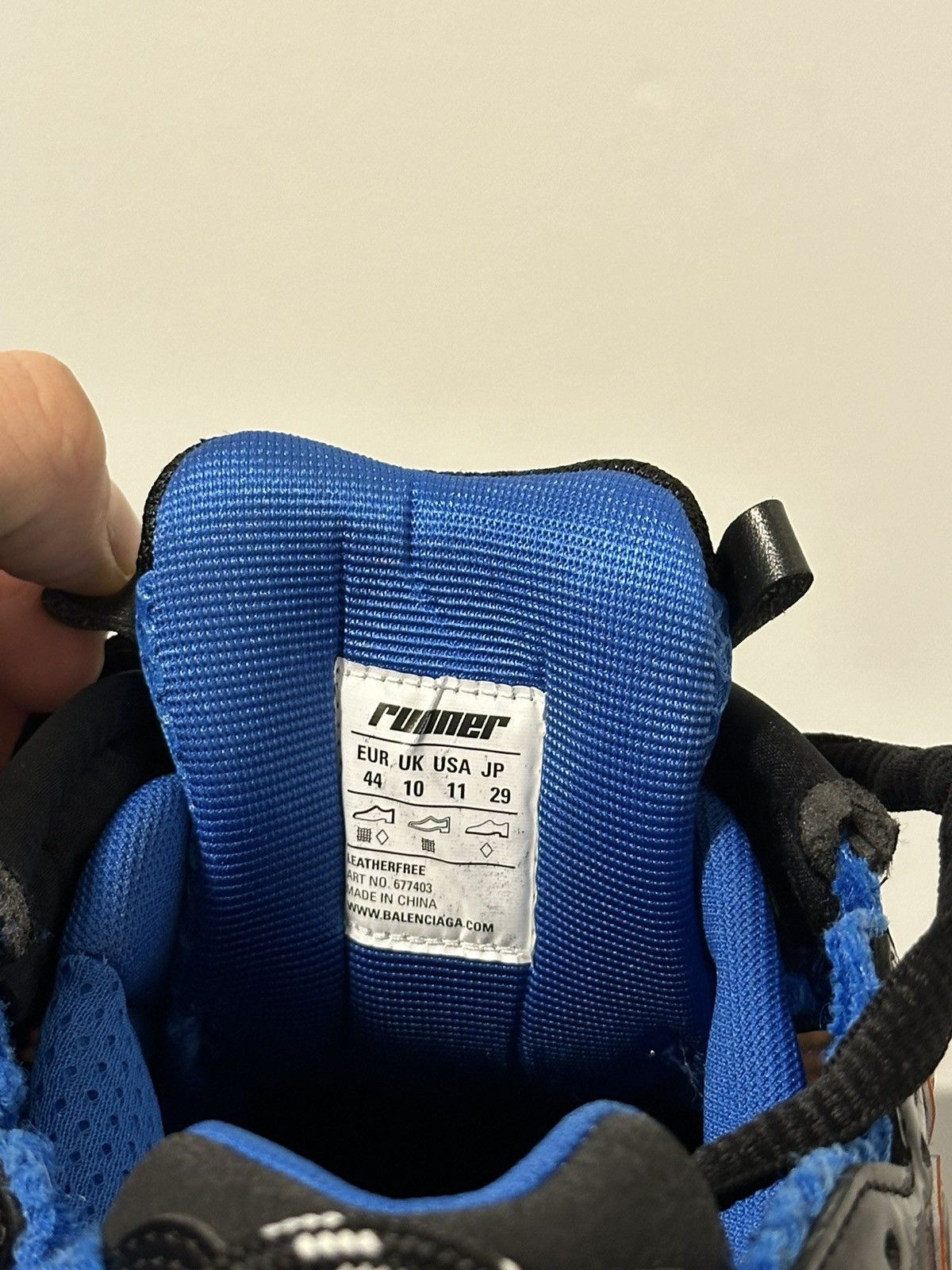 Balenciaga Balenciaga Blue/Orange Runner Shoe Size US 9 / EU 42 - 7 Thumbnail
