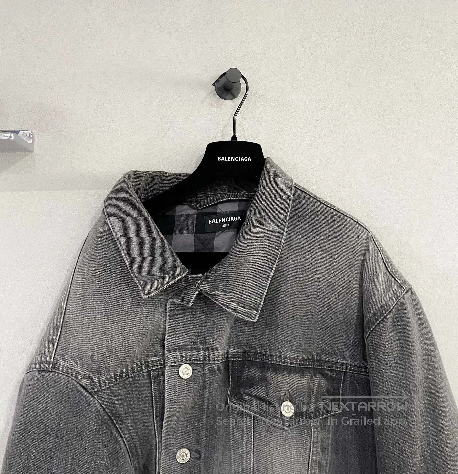 Balenciaga Balenciaga Irregular Denim Jacket. Size US XS / EU 42 / 0 - 3 Thumbnail