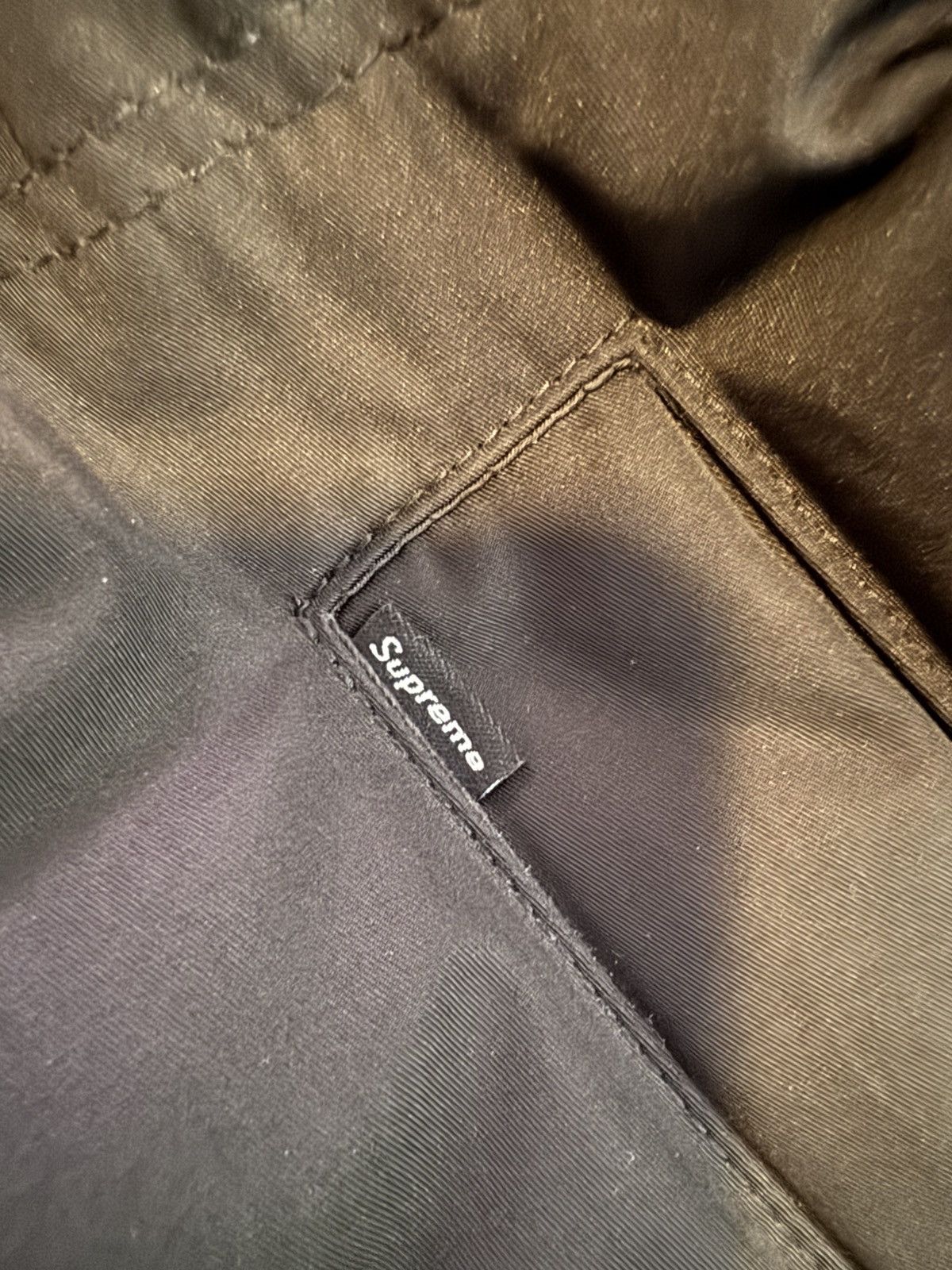 Supreme Supreme Leather Yoke Coat Size US L / EU 52-54 / 3 - 3 Thumbnail