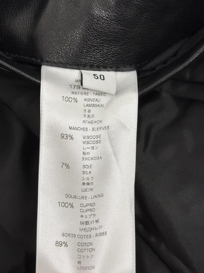 Givenchy SS2017 Givenchy Navy Star Black Leather Bomber Jacket by Riccardo Tisci Size US S / EU 44-46 / 1 - 11 Thumbnail