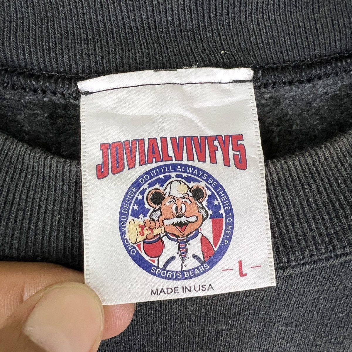 Vintage 🔥 VINTAGE JOVIAL VIVFV5 SNOWBOARDS SWEATSHIRT MADE IN USA Size US L / EU 52-54 / 3 - 11 Thumbnail
