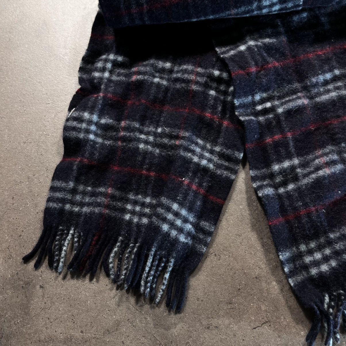 Burberry Burberry London 00s Vintage Lambs Wool Scarf Scarv Old Money Size ONE SIZE - 3 Thumbnail