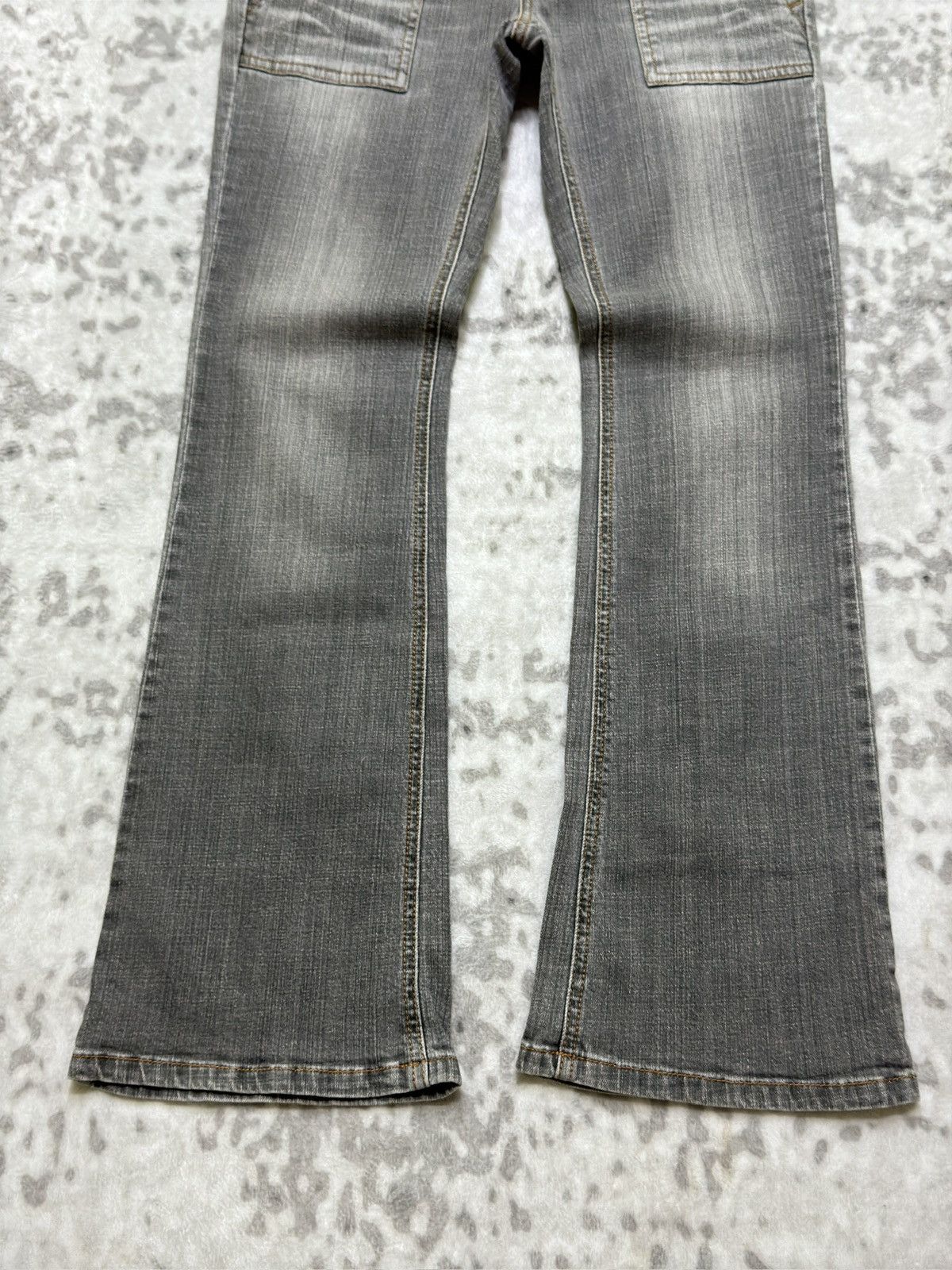 Japanese Brand Flared C.D.S Basic Bush Pant Denim Boot Cut Claw Marks Size US 28 / EU 44 - 6 Thumbnail