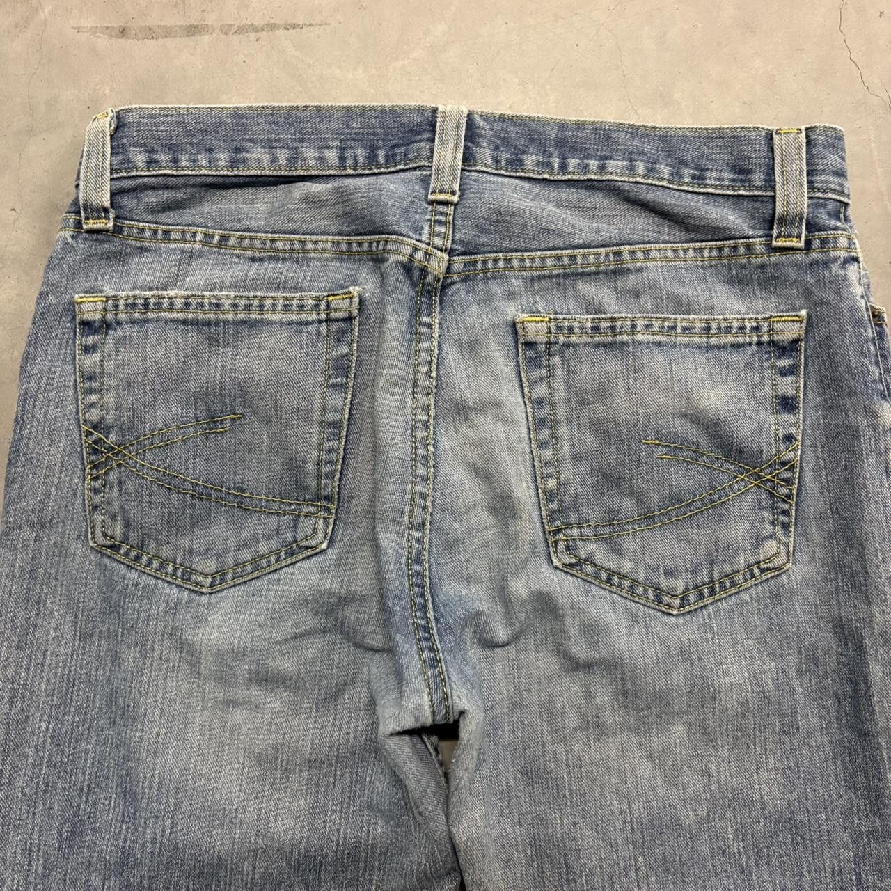 Vintage Crazy Vintage Y2K/2000s Baggy Wideleg Light Blue Wash Denim Jeans! Size US 32 / EU 48 - 7 Thumbnail