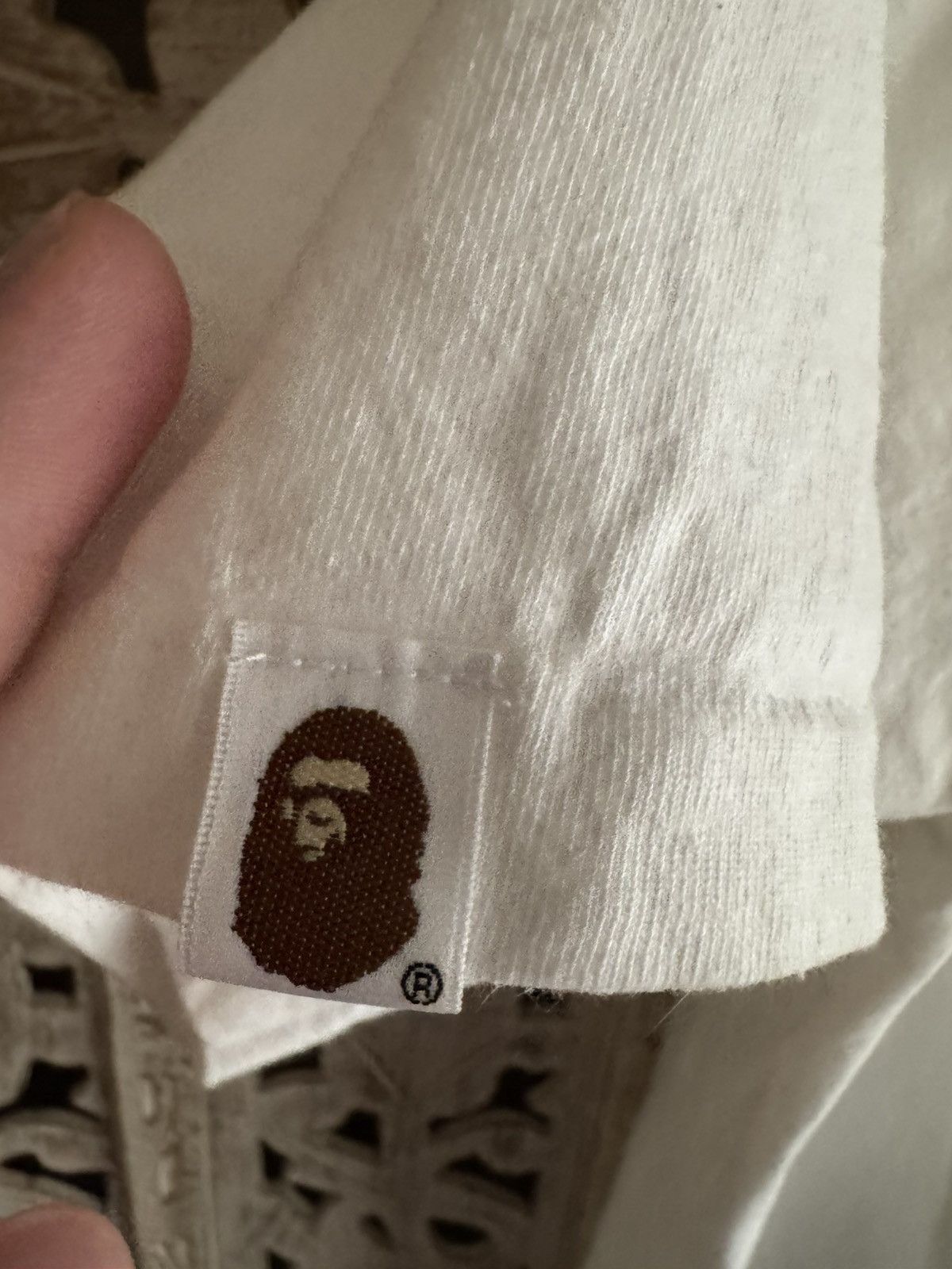 Bape Bape wavy logo tee Size US M / EU 48-50 / 2 - 8 Thumbnail