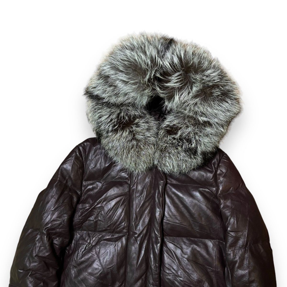 14th Addiction × If Six Was Nine × Le Grande Bleu (L.G.B.) Oryany fur silver fox down puffer jacket LGB style Size US M / EU 48-50 / 2 - 8 Thumbnail