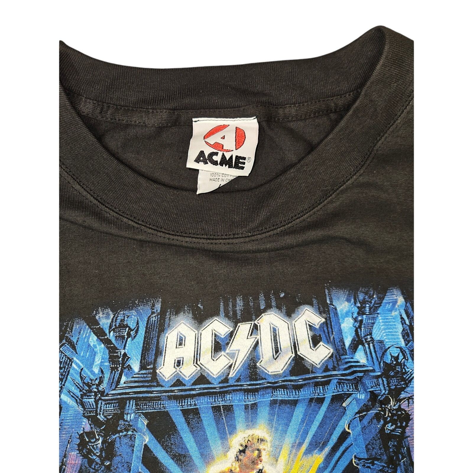Acme Clothing Vintage 1996 ACDC World Tour Ballbreaker Shirt Size US L / EU 52-54 / 3 - 2 Thumbnail